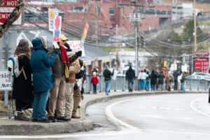 GALLERY: Community Braves Cold to Protest ICE Policies in Morgantown